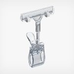 Universalklammer B:100mm, H:151mm, transparent