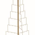 Metall-Strukturbaum, abstrakt, H:91cm, gold