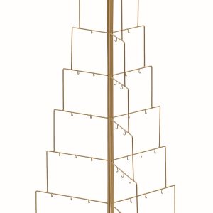 Metall-Strukturbaum, abstrakt, H:91cm, gold