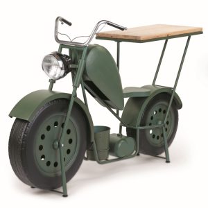 Motorrad-Regal grün, H:95xL:140xT:50cm