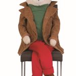 Weihnachtsbär sitzend, H:176cm