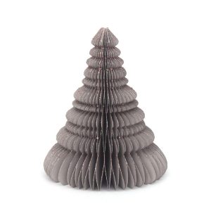 Waben-Weihnachtsbaum "Xmas" H:20cm, grau