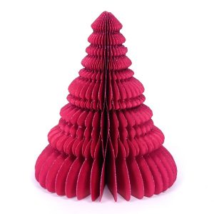 Waben-Weihnachtsbaum "Xmas" H:20cm, pink
