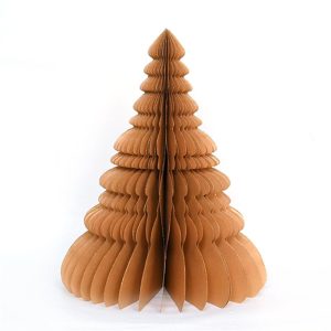 Waben-Weihnachtsbaum "Xmas" H:25cm, gold