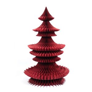 Waben-Weihnachtsbaum "Xmas" H:150cm, rot