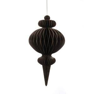 Waben-Ornament "Xmas" L:90cm, schwarz