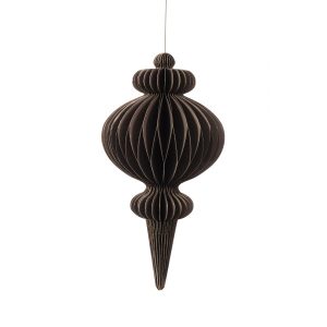 Waben-Ornament "Xmas" L:60cm, braun