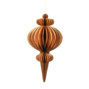 Waben-Ornament "Xmas" L:60cm, gold