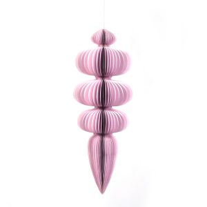 Waben-Ornament "Xmas" L:60cm, rosa