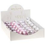 Kugelsortiment 20-tlg., Ø65mm, rosa/silber