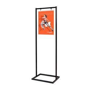 Poster Display Dekor Sway A2, schwarz, H:180cm