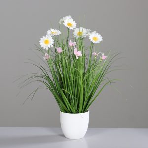 Blütengras-Arrangement, H:46cm, getopft