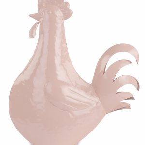 Metall-Henne Set 2-tlg., H:49+38cm, rosa