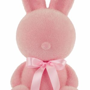 Hase mit Schleife H:40cm, rosa