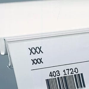 Scannerschiene TE39, H:40mm/L:1238mm, weiß