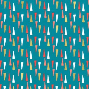 Secare Rolle "Cones" smaragd/orange/gold, 70cm x L:200m