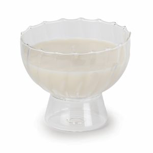 Duftkerze in Glasschale Ø12xH:10cm,300g, weiß