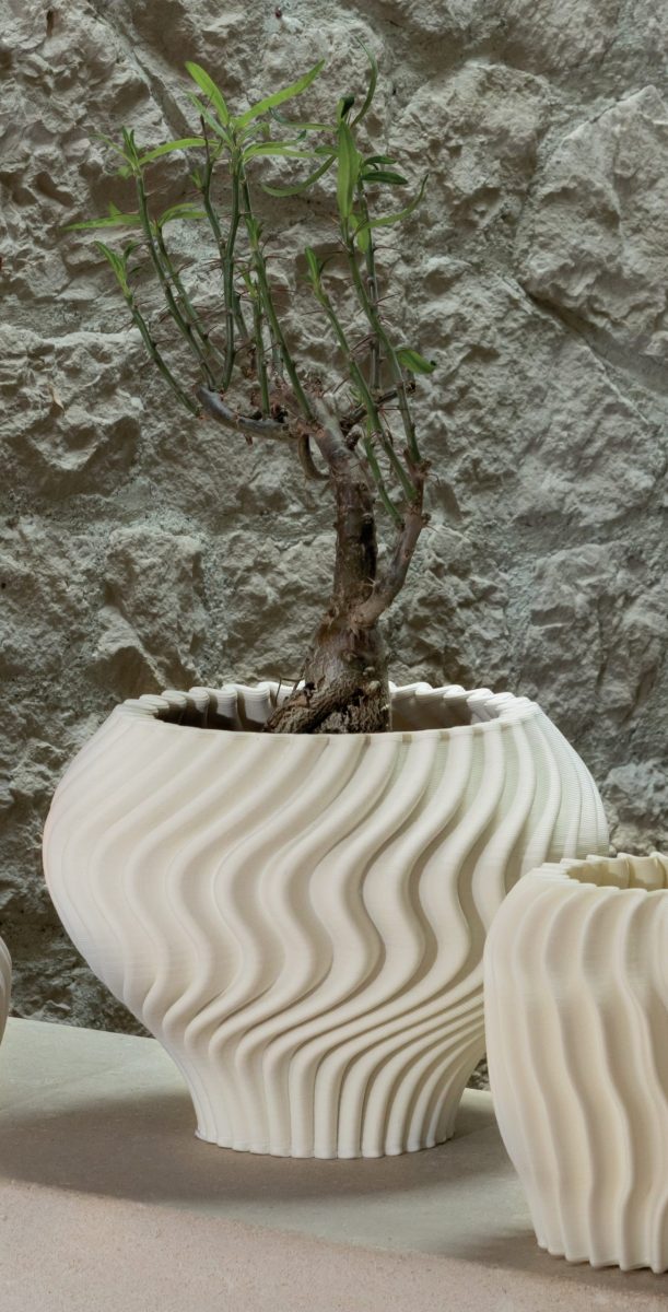 Pflanzengefäß Wave Ø29cm H: 22cm