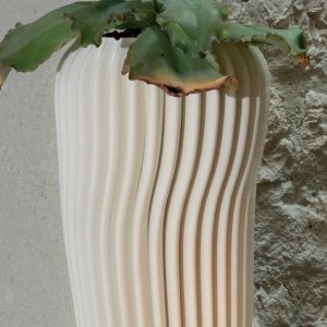 Pflanzengefäß Wave Ø22cm H: 47cm