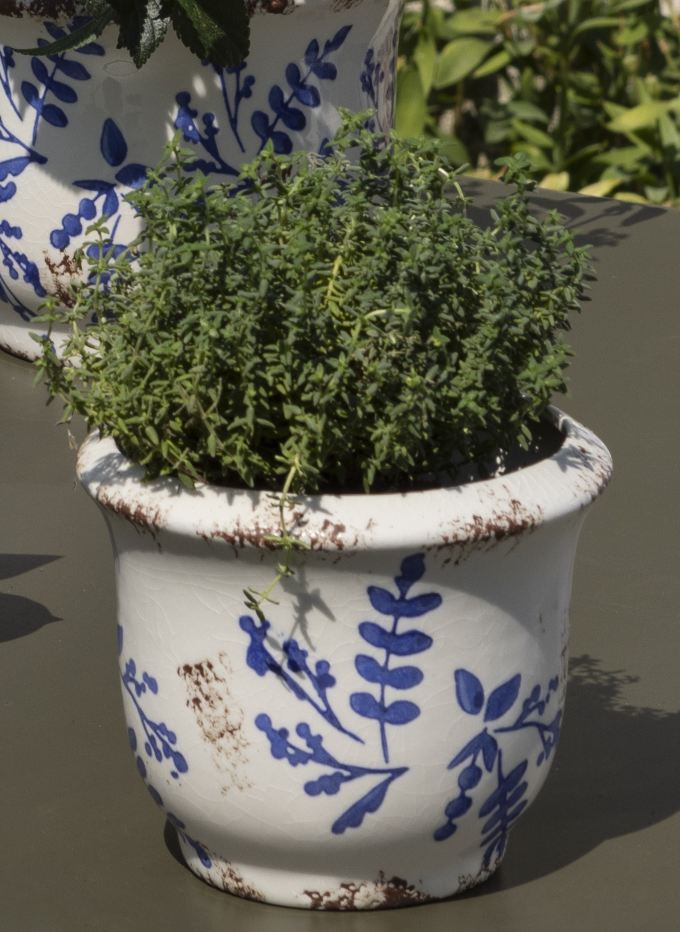 Pflanztopf 2-Set, Ø14cm H:12,5cm / Ø18,5 H:13,5