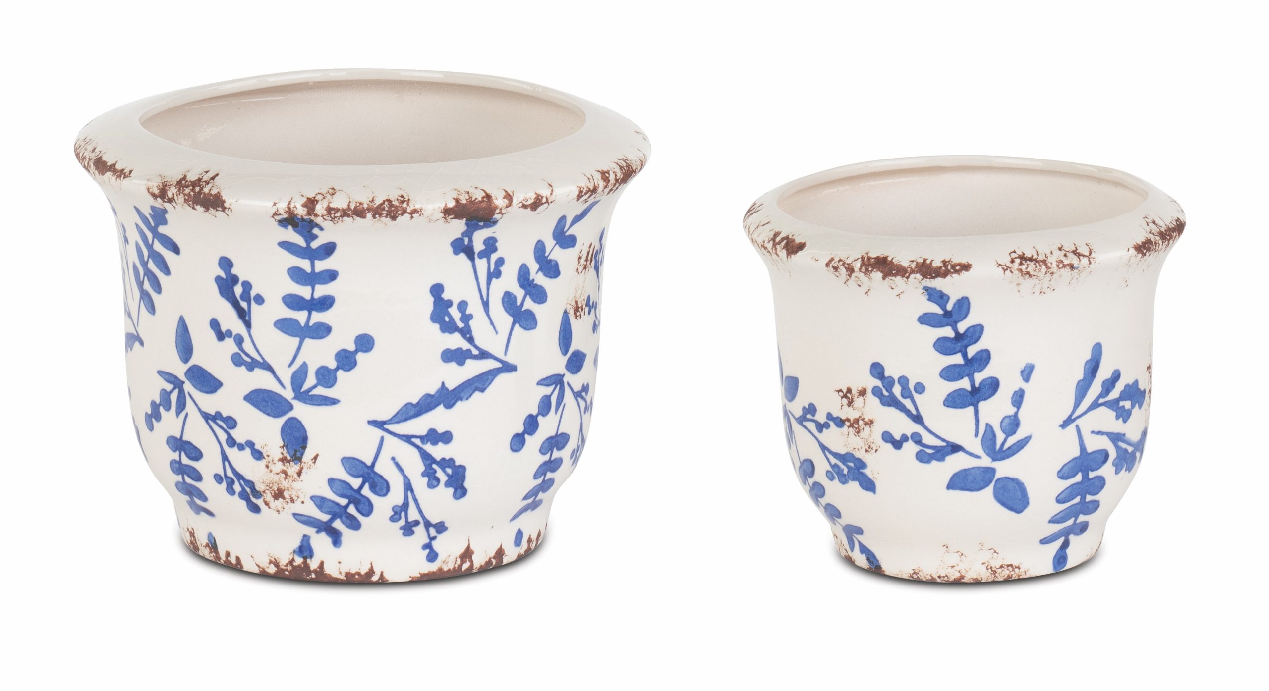 Pflanztopf 2-Set, Ø14cm H:12,5cm / Ø18,5 H:13,5 – Bild 2