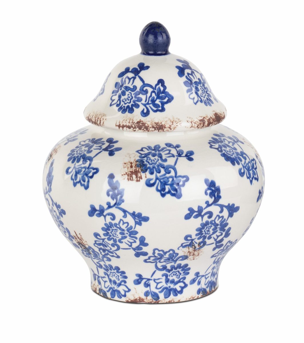 Deckelvase Ø22cm, H:26cm