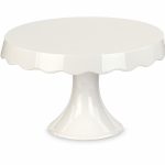 Kuchen-, Tortenteller weiß, Ø30,5cm H:19cm