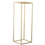 Würfelregal, Ø27cm H:80cm, gold