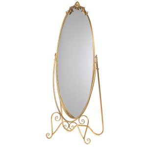 Standspiegel, 58x24cm H:164cm, gold