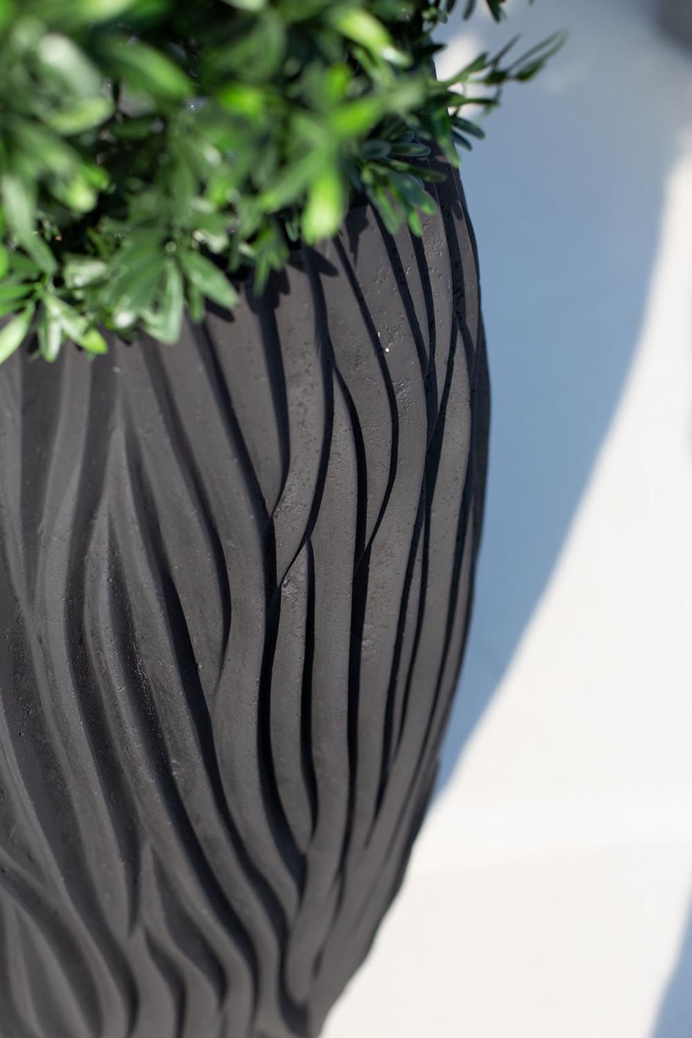 River Bodenvase, Ø38 cm, H:70 cm, schwarz – Bild 4