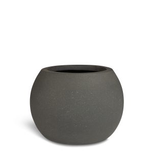 Polystone Pflanzgefäß Globe, Ø40cm, H:28,5cm, grau
