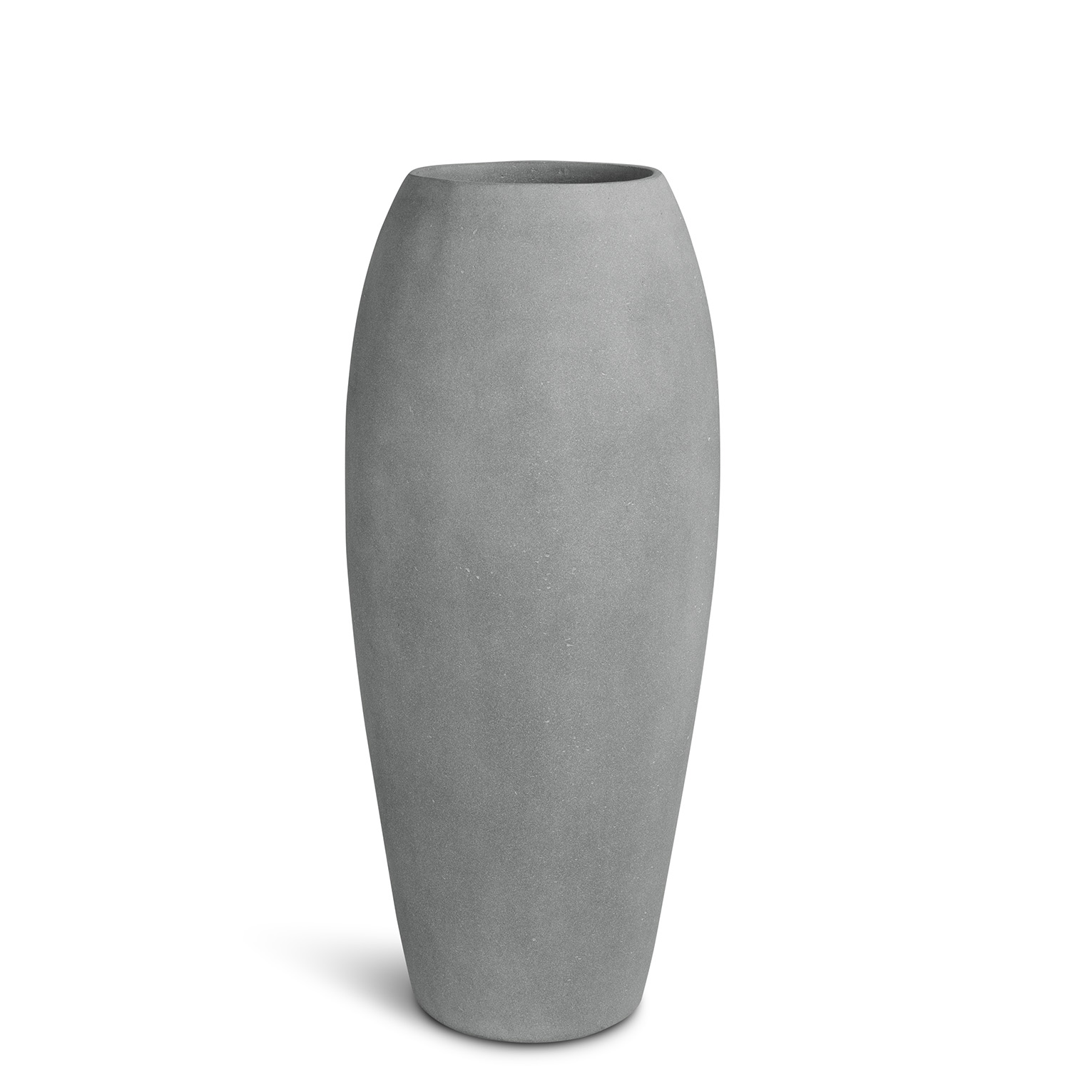 Polystone Bodenvase Essence, Ø39cm, H:90 cm, grau