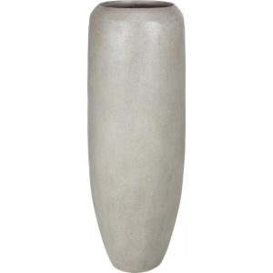 Cigar Bodenvase, Ø54cm, H:150 cm, grau