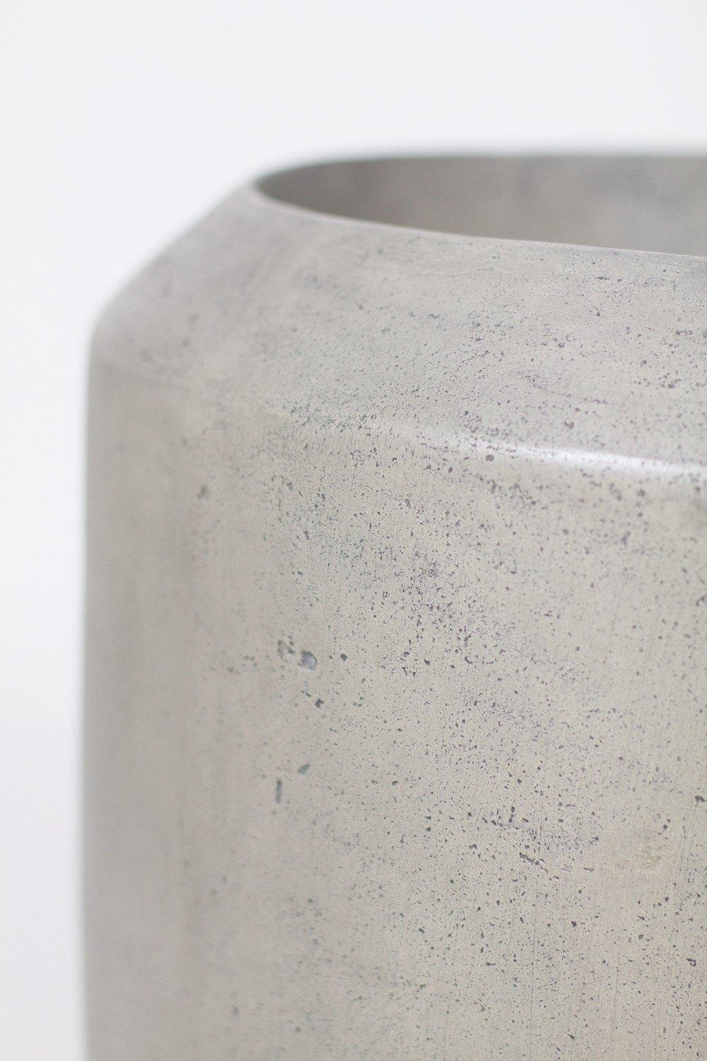 Cigar Bodenvase, Ø54cm, H:150 cm, grau – Bild 2