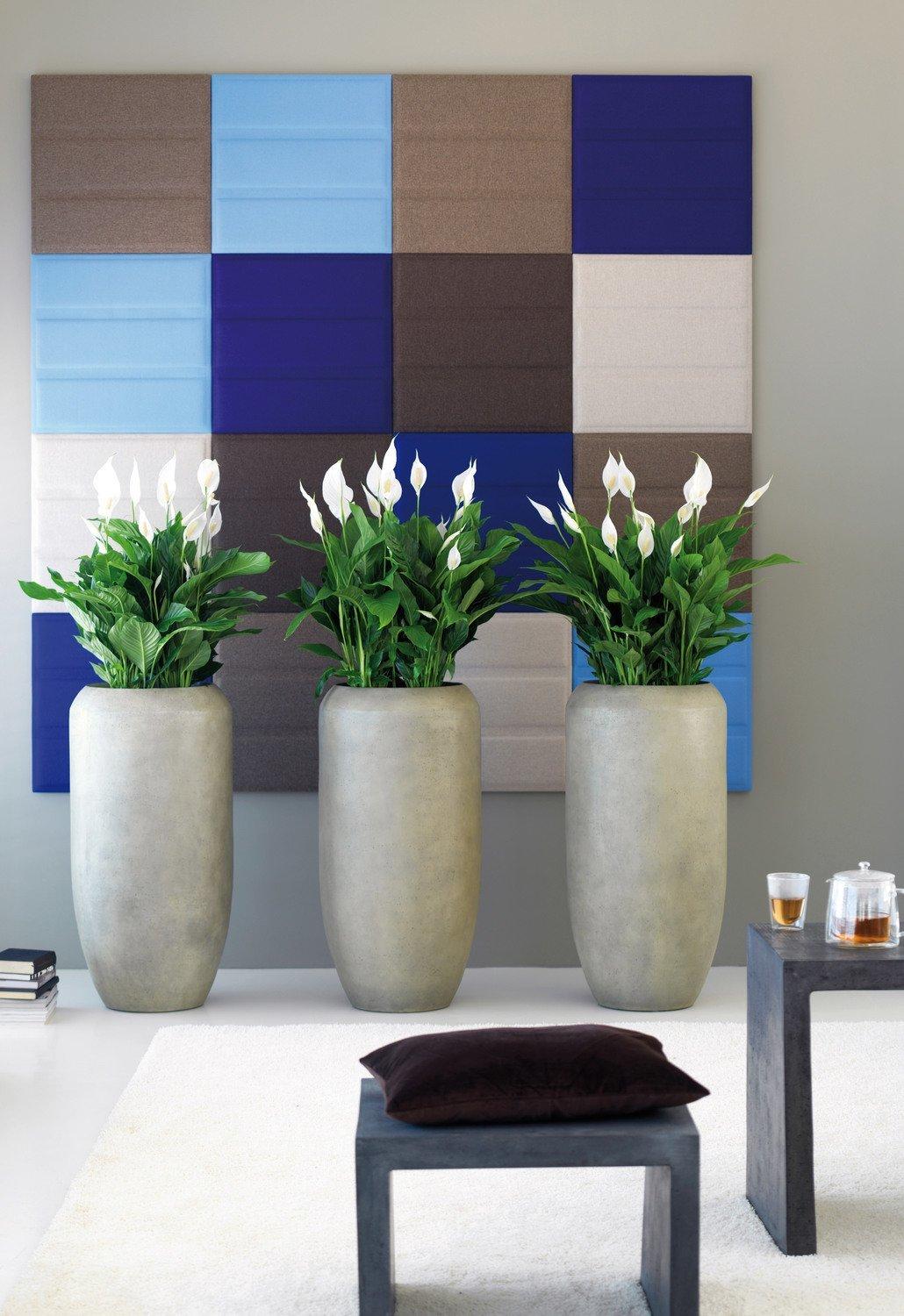 Cigar Bodenvase, Ø50cm, H:100 cm, grau – Bild 9
