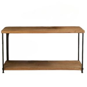 Regal/Board, 153x60cm H:80cm, braun/schwarz