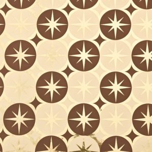 Secare-Rolle "Shooting stars" B:70cm/L:100m, gold