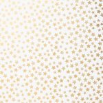 Secare-Rolle "Stars classic" B:70cm/L:100m, gold/weiß