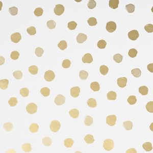 Secare-Rolle "Dots" B:70cm/L:100m, gold/weiß