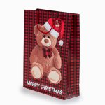 Tragetasche "Teddy" 33x12,7x45,7cm, rot