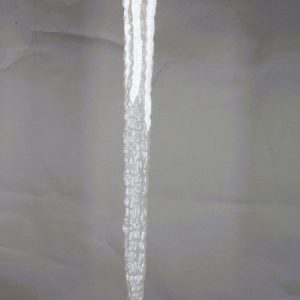 Eiszapfen L:91cm, matt-transparent mit Glitter