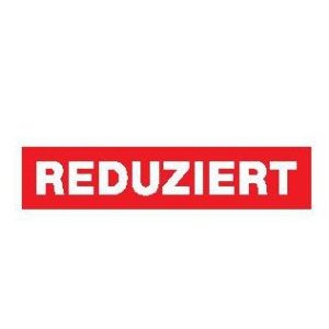 Ankleber "REDUZIERT" 49x12cm
