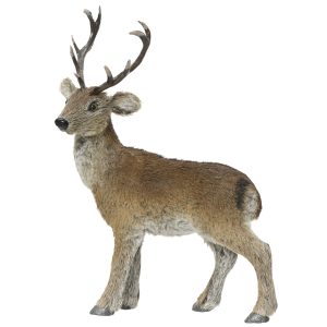 Hirsch Kunstfell L:14xB:27xH:36cm