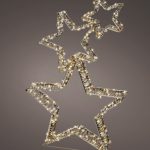 Micro LED Sterne pet flash-effekt Outdoor, L.10xB.51xH.80cm