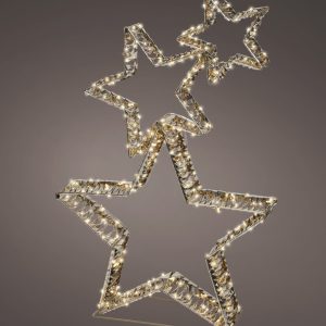 Micro LED Sterne pet flash-effekt Outdoor, L.10xB.51xH.80cm