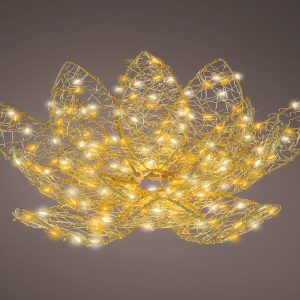 Micro LED Blume Metall flash-effekt Outdoor, Ø38xH:13cm