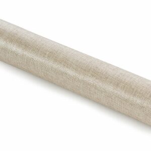 Glanz-Leinen B:35 x 200cm, natur/silber