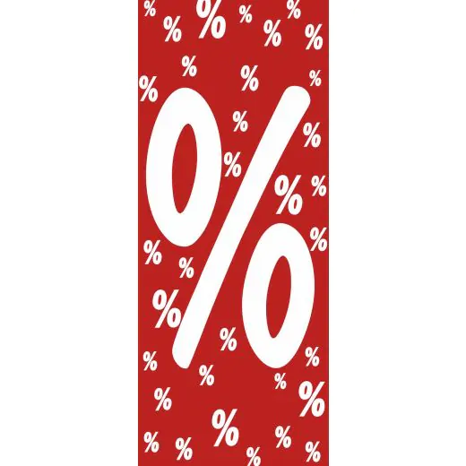 Langbahn Prozente 75x180cm, flammhemmend