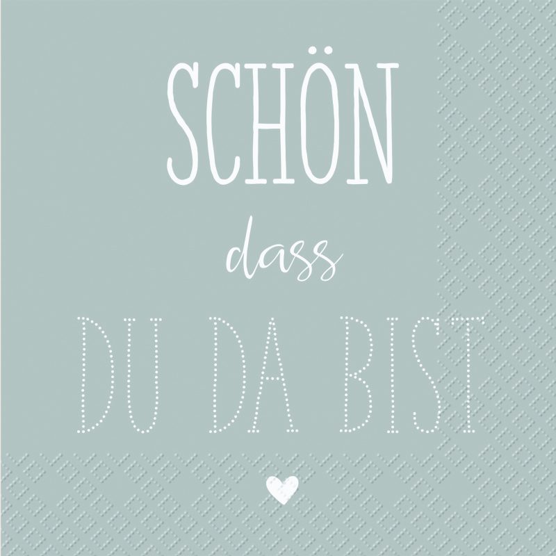 Servietten "Dahoma", 3-lagig, 33x33cm, 20 Stk./Packung