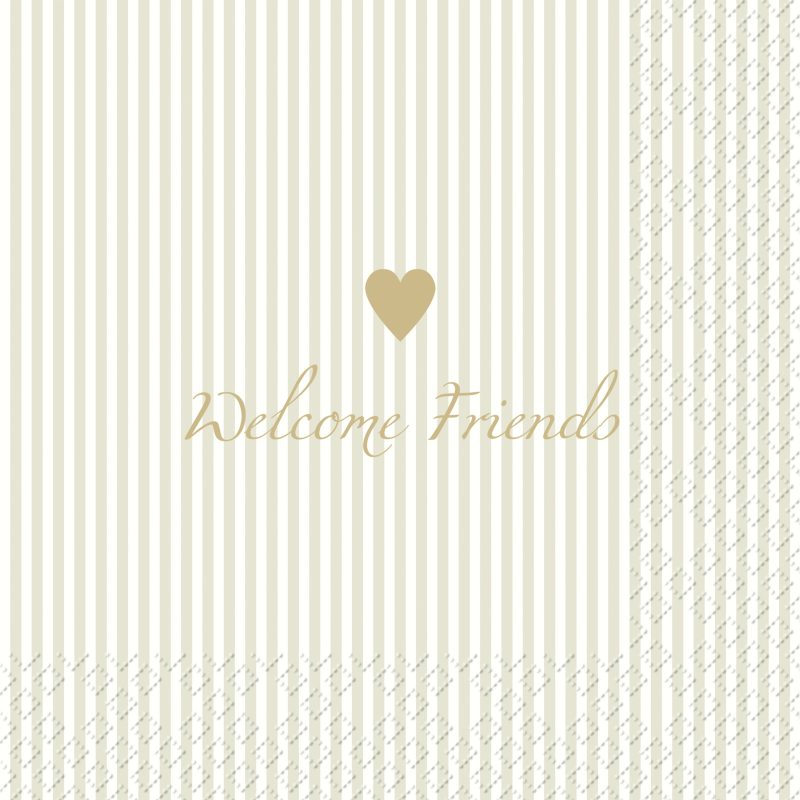 Servietten "Hailey", 3-lagig, 33x33cm, 20 Stk./Packung